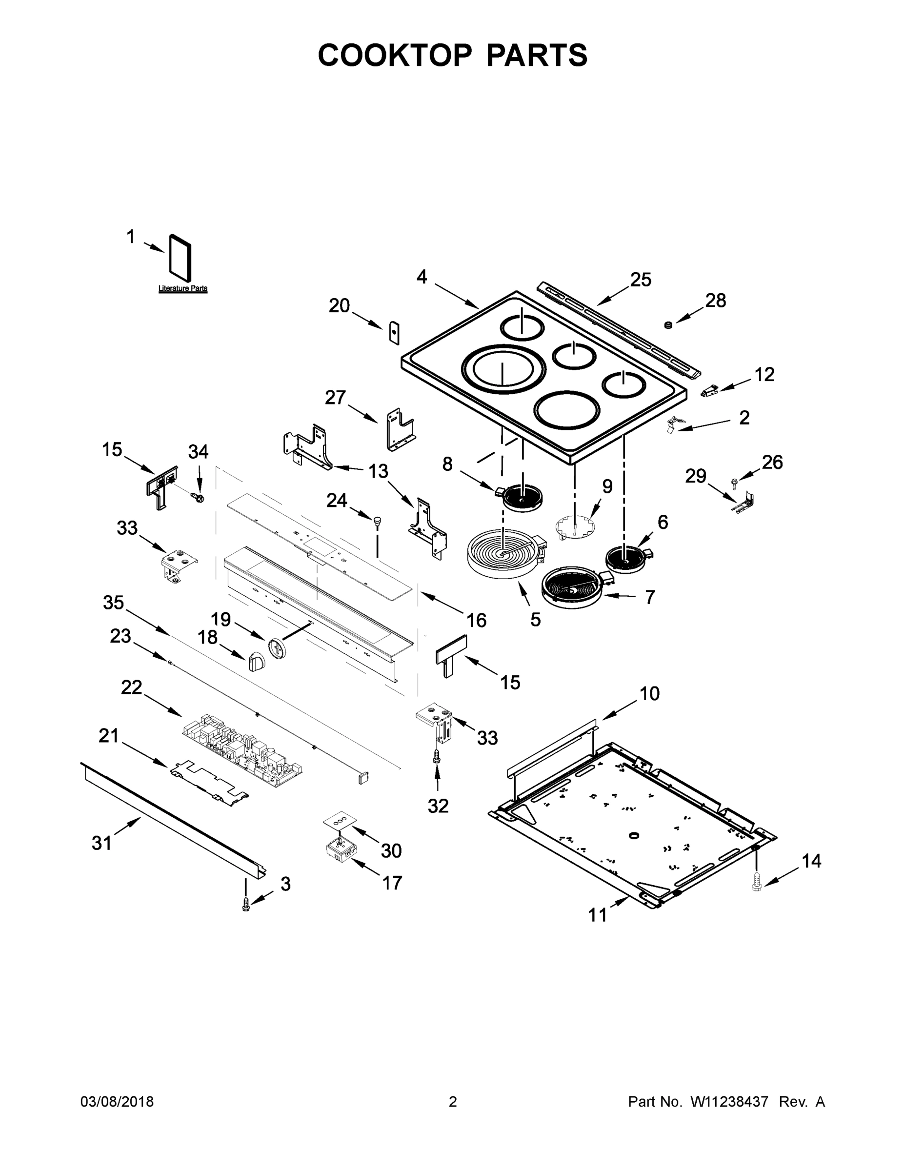 02 - COOKTOP PARTS