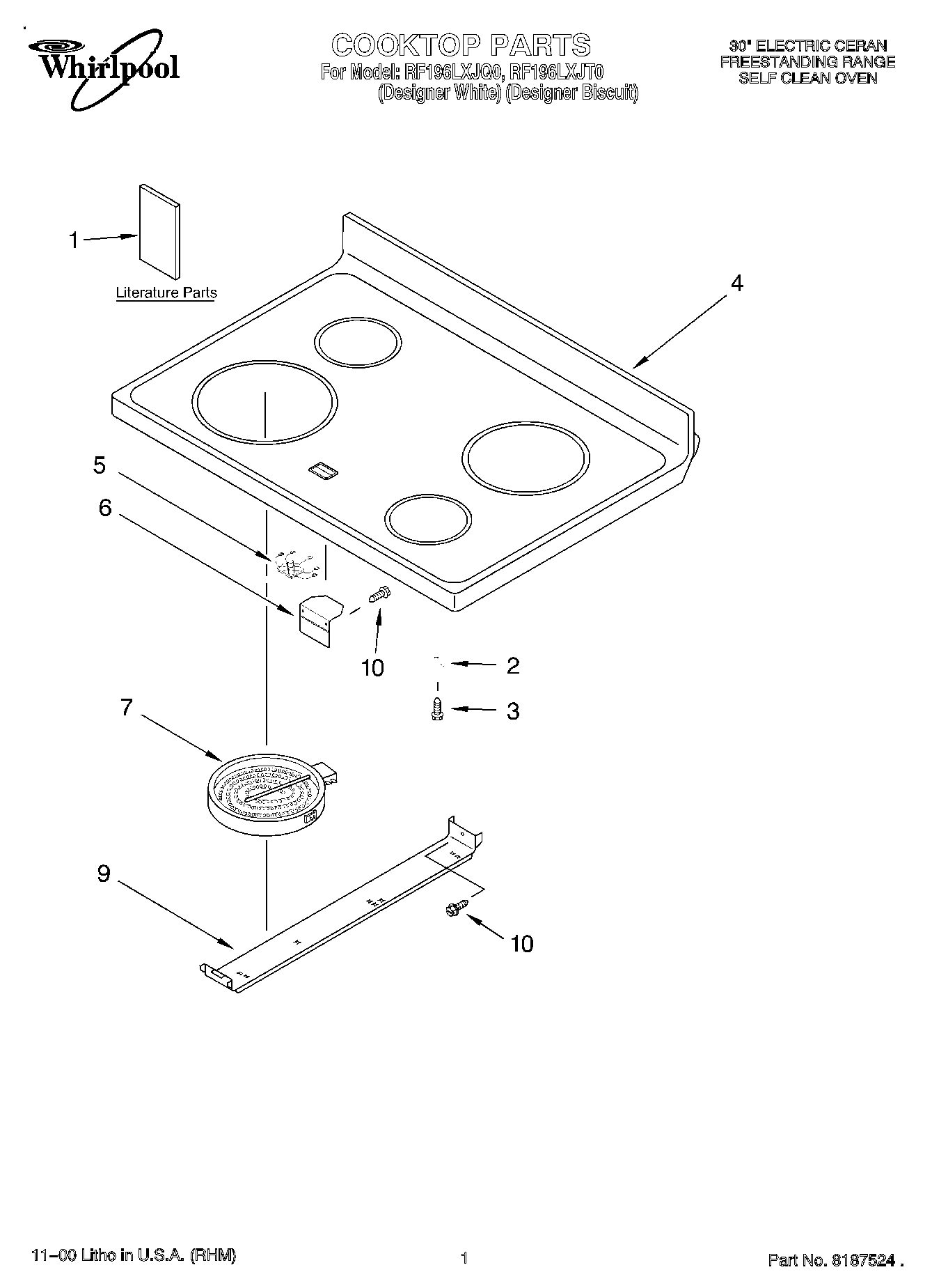 01 - COOKTOP, LITERATURE