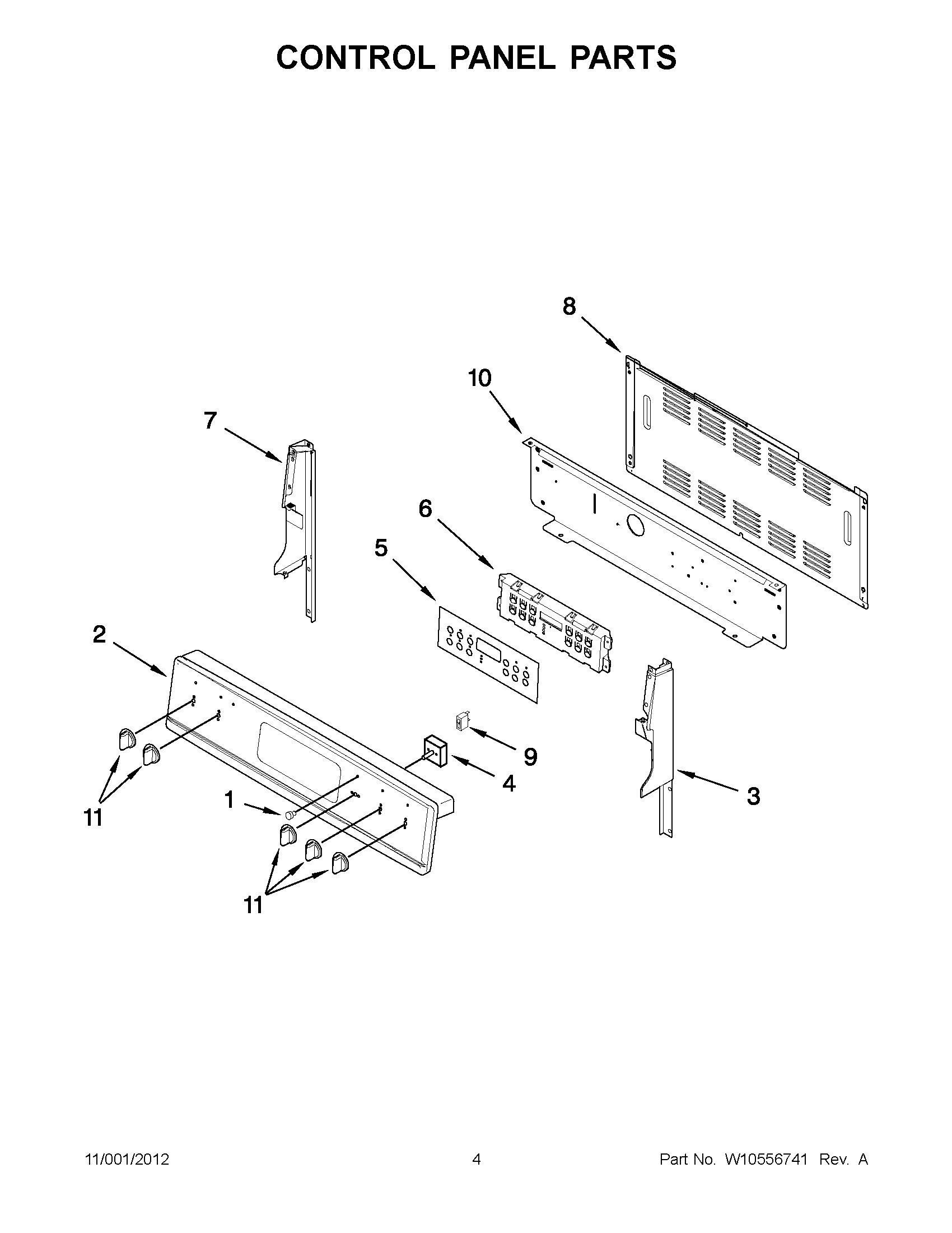 02 - CONTROL PANEL PARTS