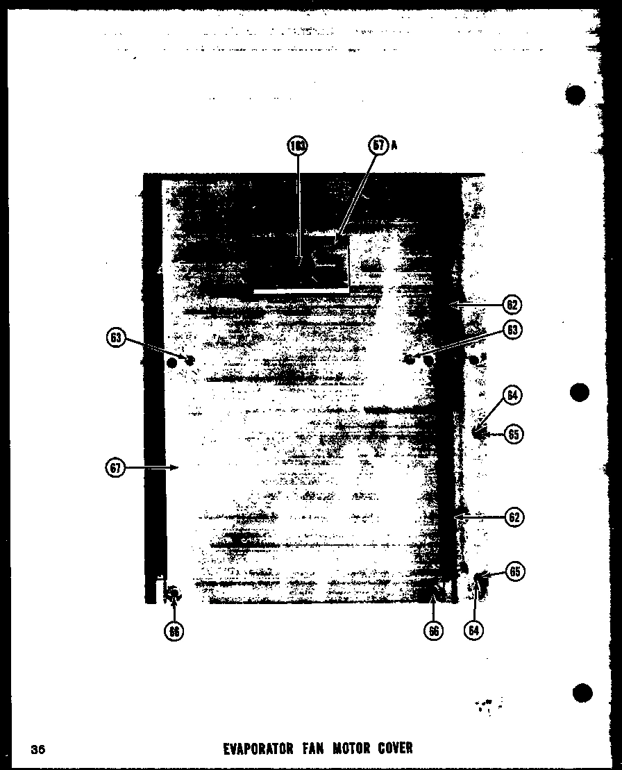 07 - EVAP FAN MOTOR COVER