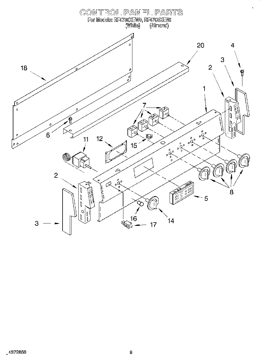 05 - CONTROL PANEL, LIT/OPTIONAL