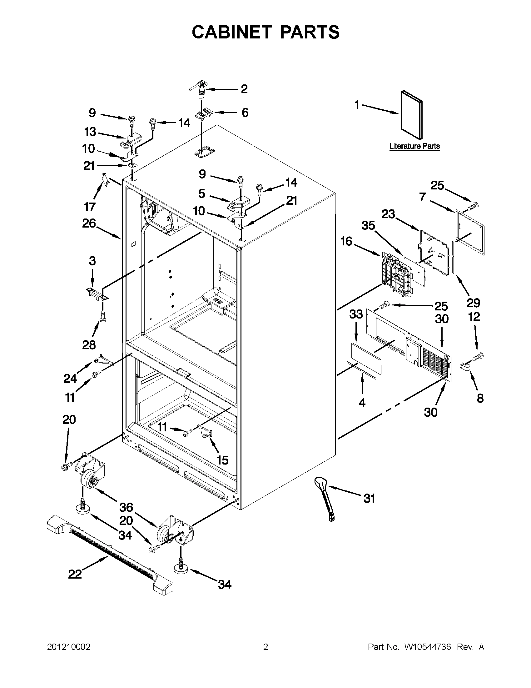 01 - CABINET PARTS