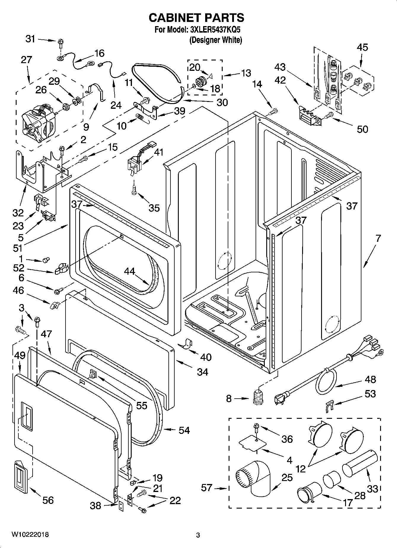 02 - CABINET PARTS