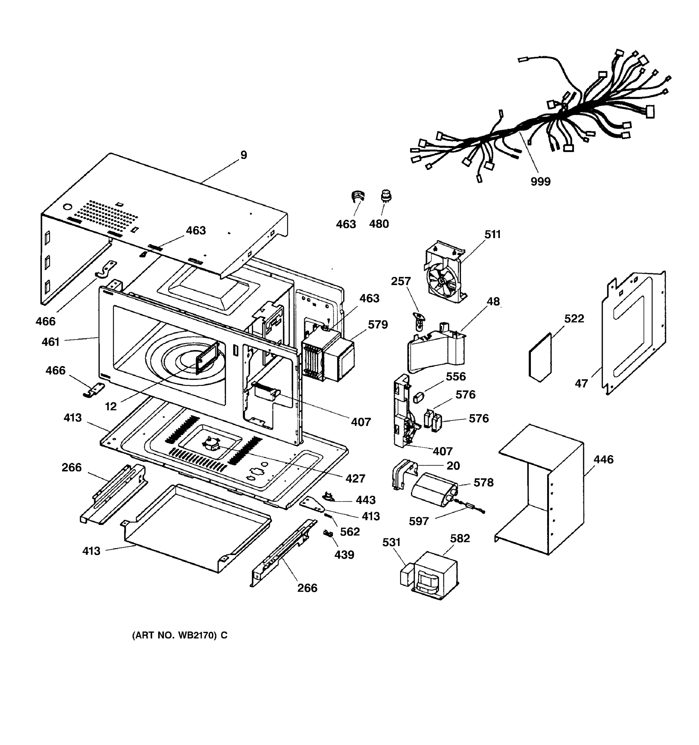 MICROWAVE BODY PARTS