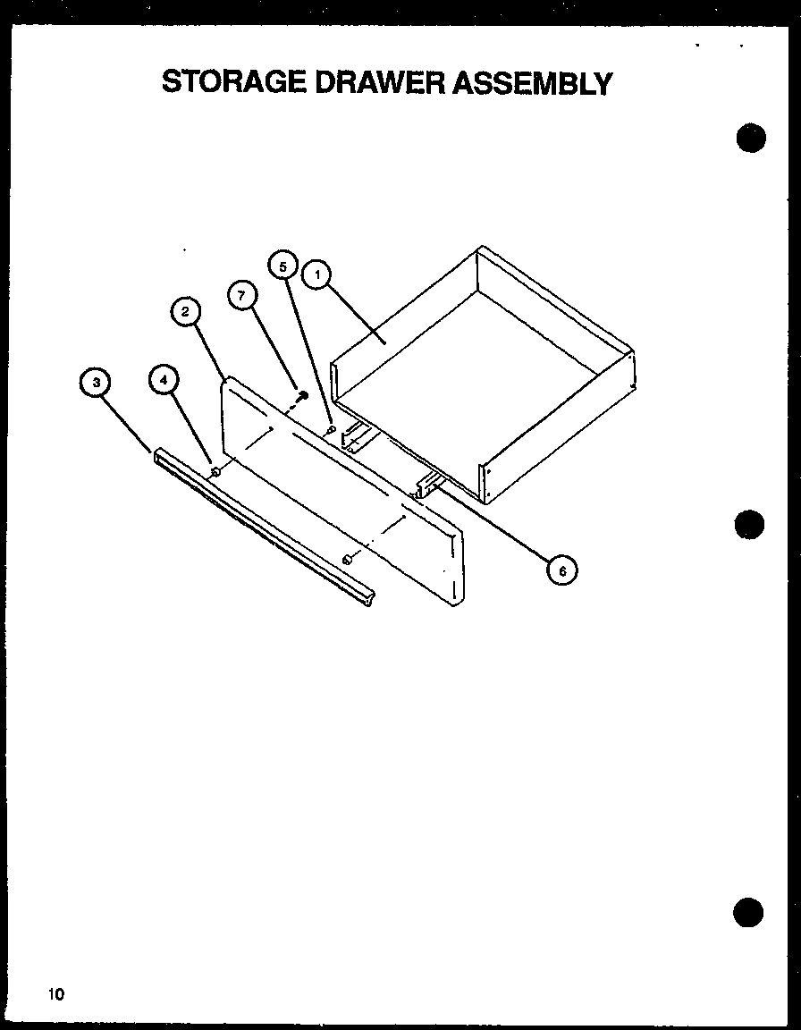03 - STORAGE DRAWER ASSY