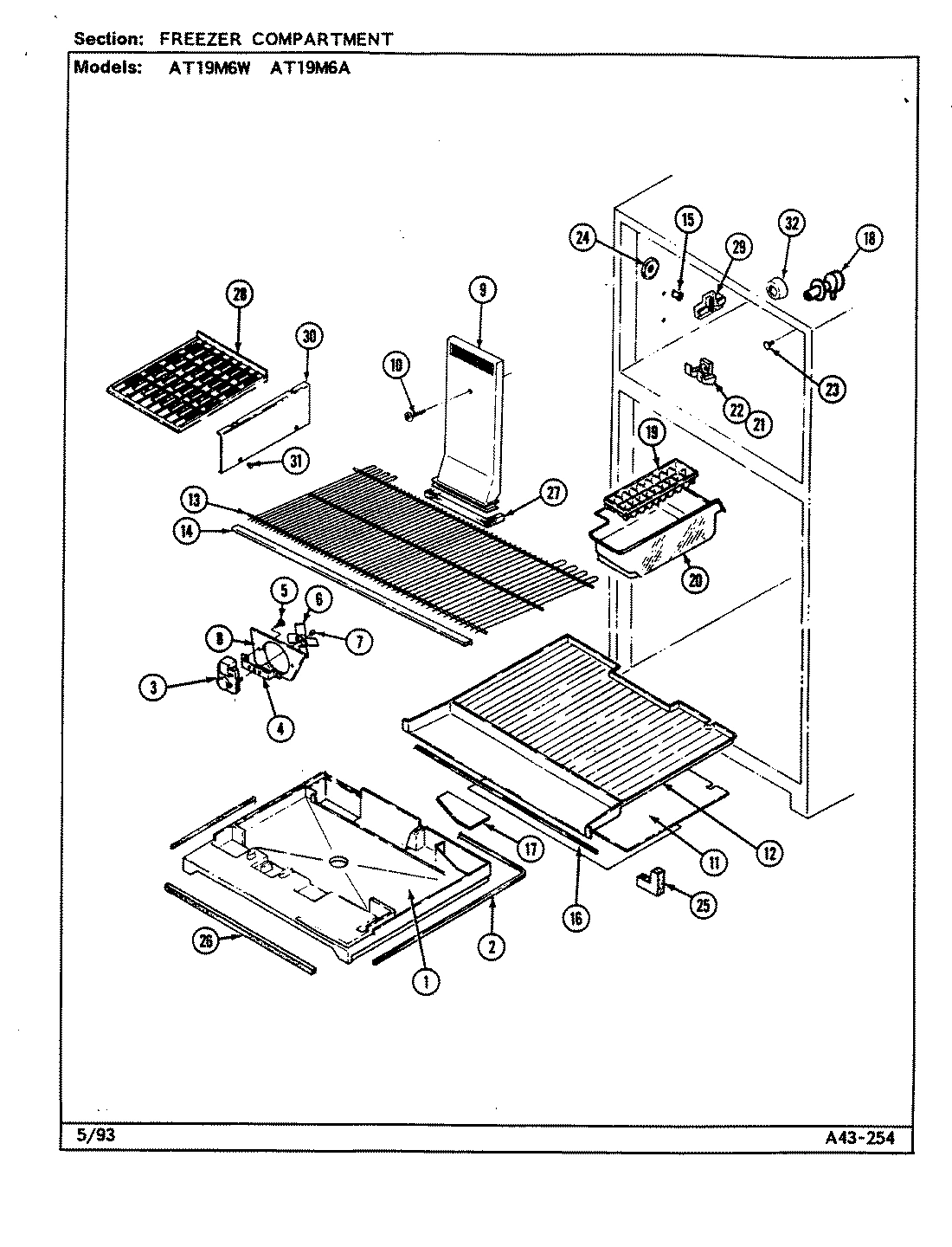01 - FREEZER COMPARTMENT