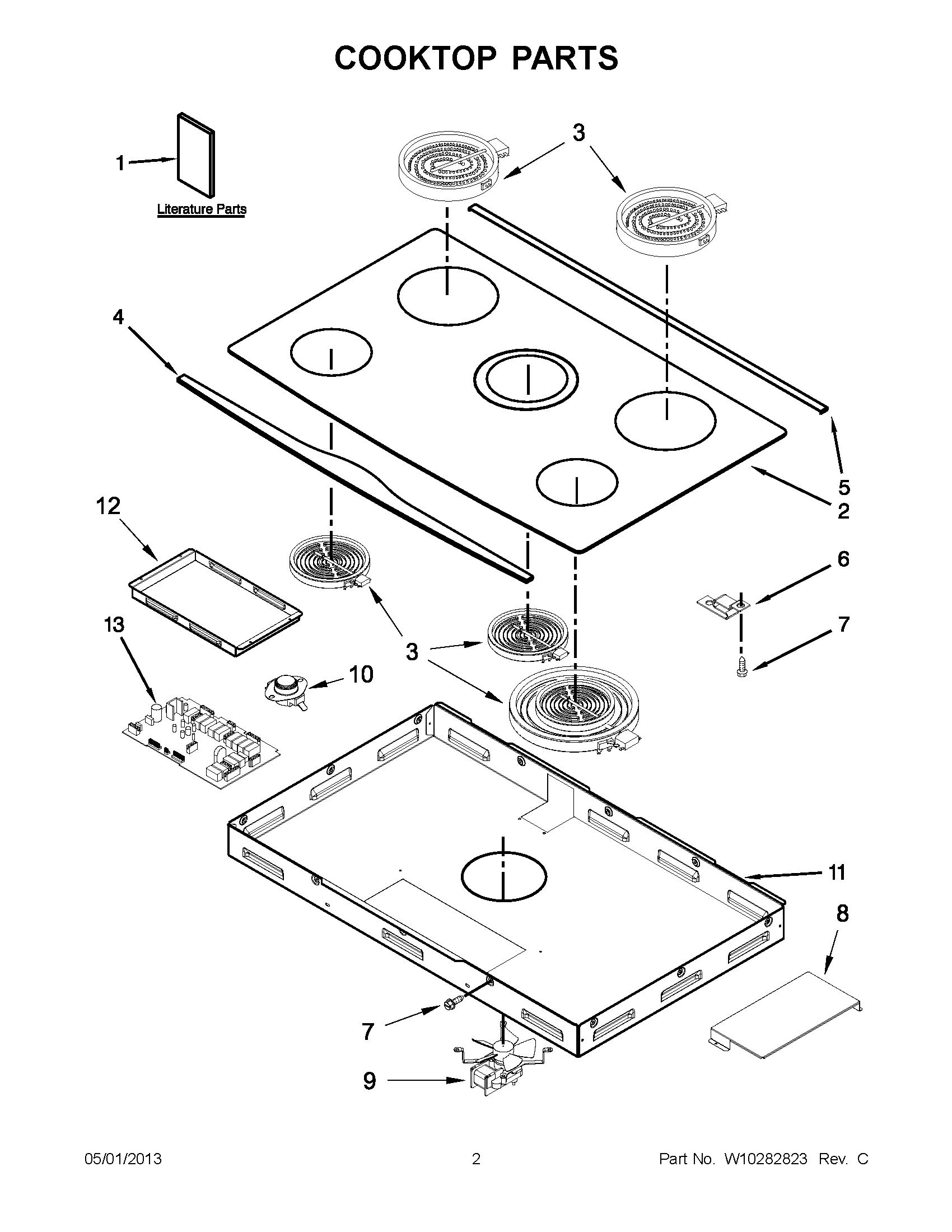 01 - COOKTOP PARTS