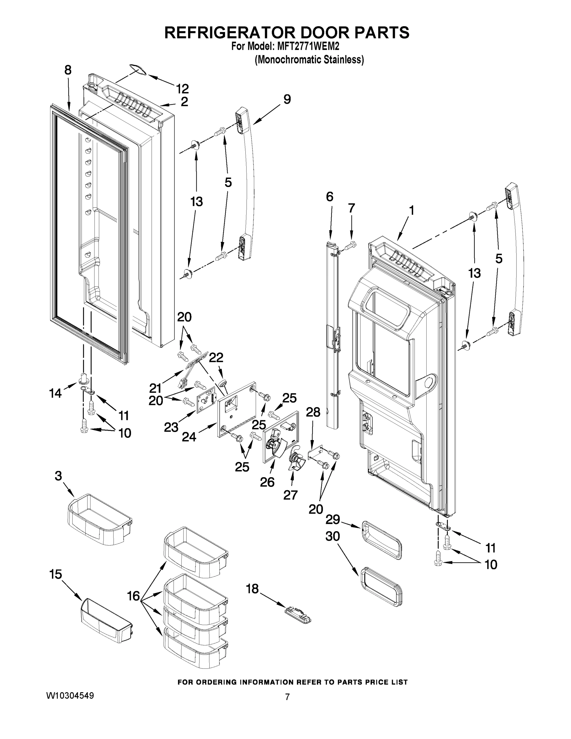 04 - REFRIGERATOR DOOR PARTS