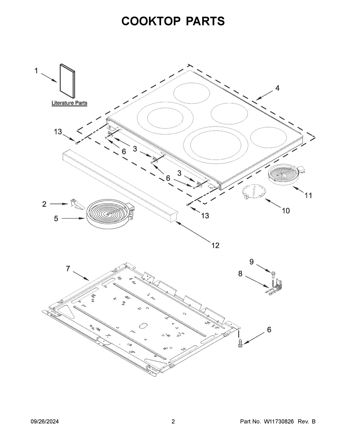 02 - COOKTOP PARTS