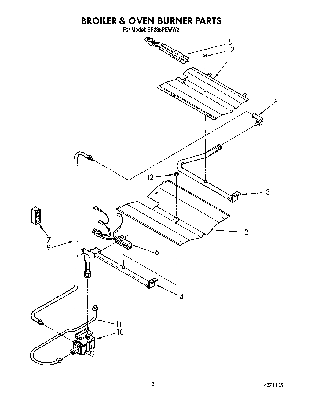 02 - BROILER AND OVEN BURNER