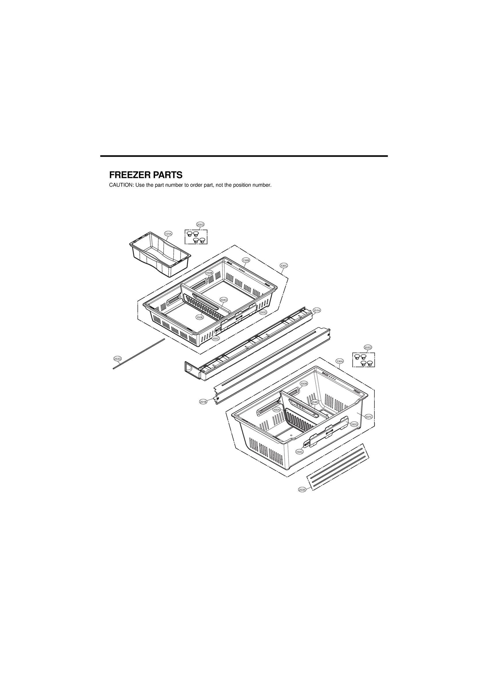 FREEZER PARTS