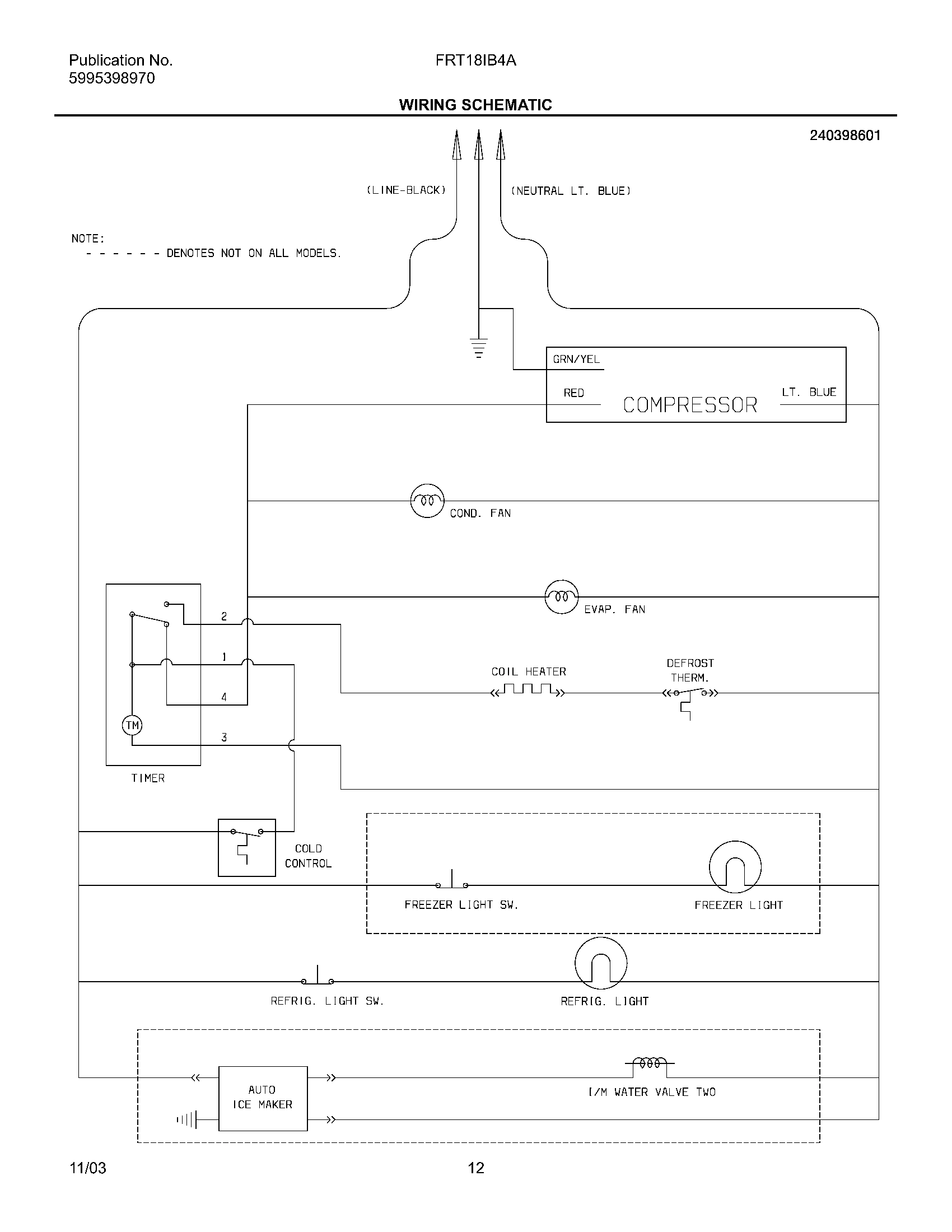 12 - WIRING SCHEMATIC