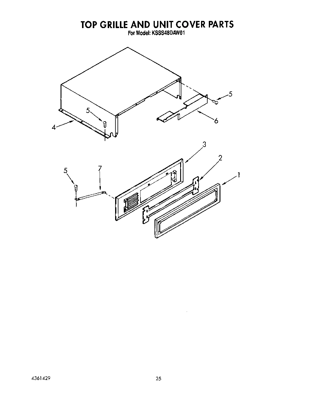 17 - TOP GRILLE AND UNIT COVER