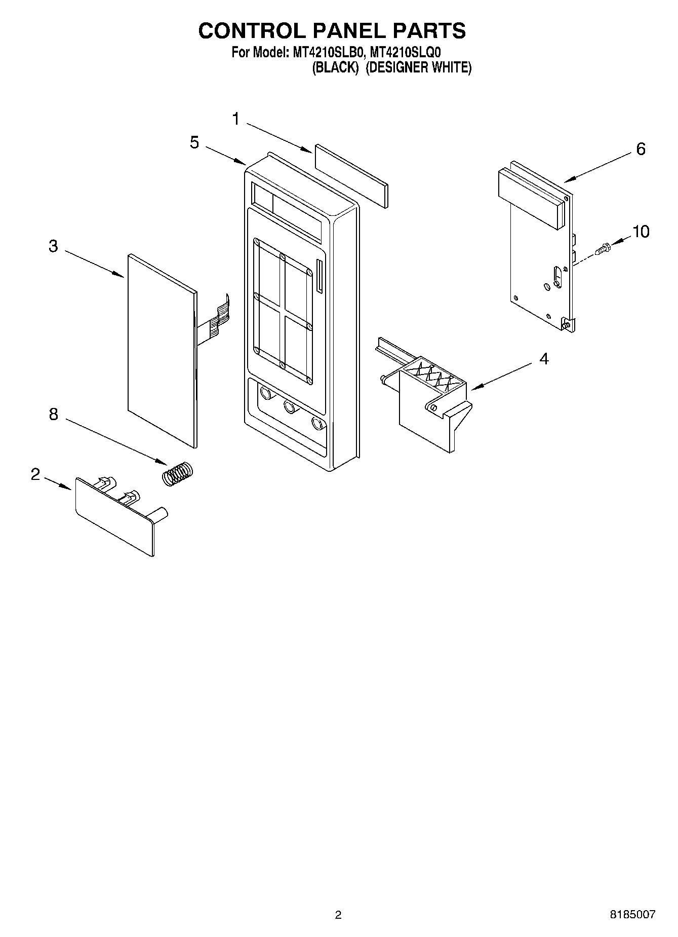02 - CONTROL PANEL PARTS