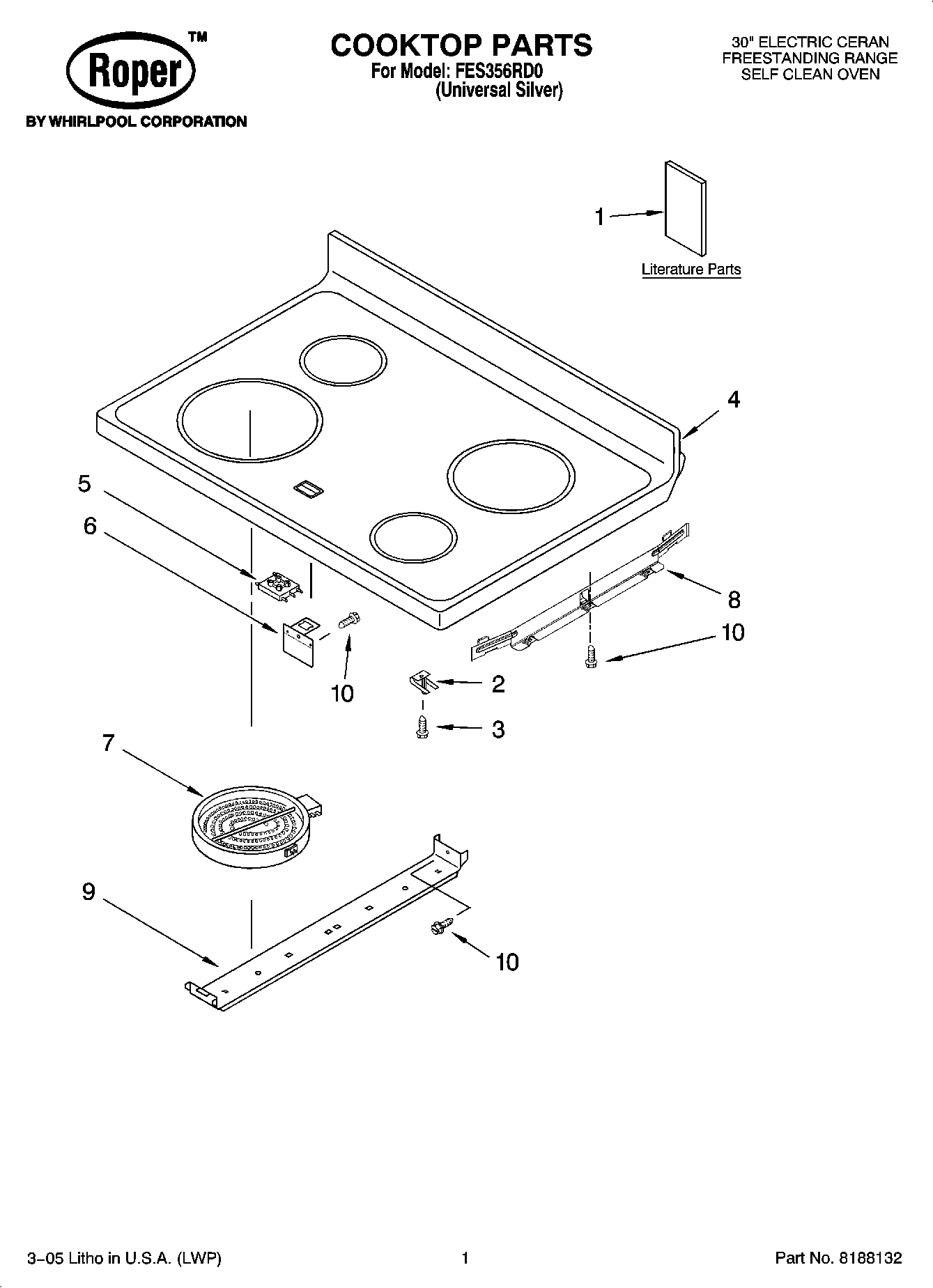 01 - COOKTOP PARTS