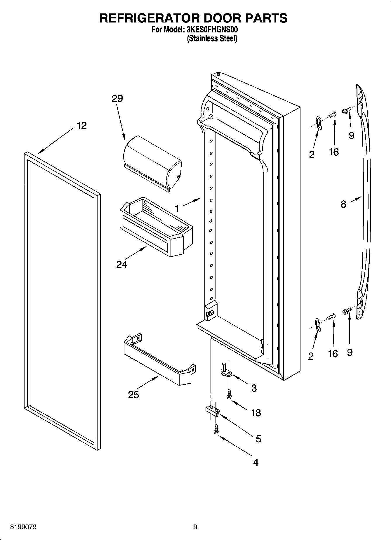05 - REFRIGERATOR DOOR PARTS