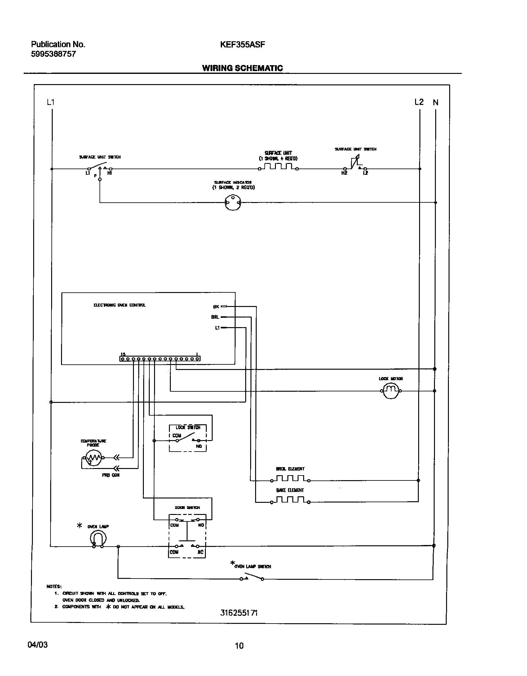 10 - WIRING SCHEMATIC