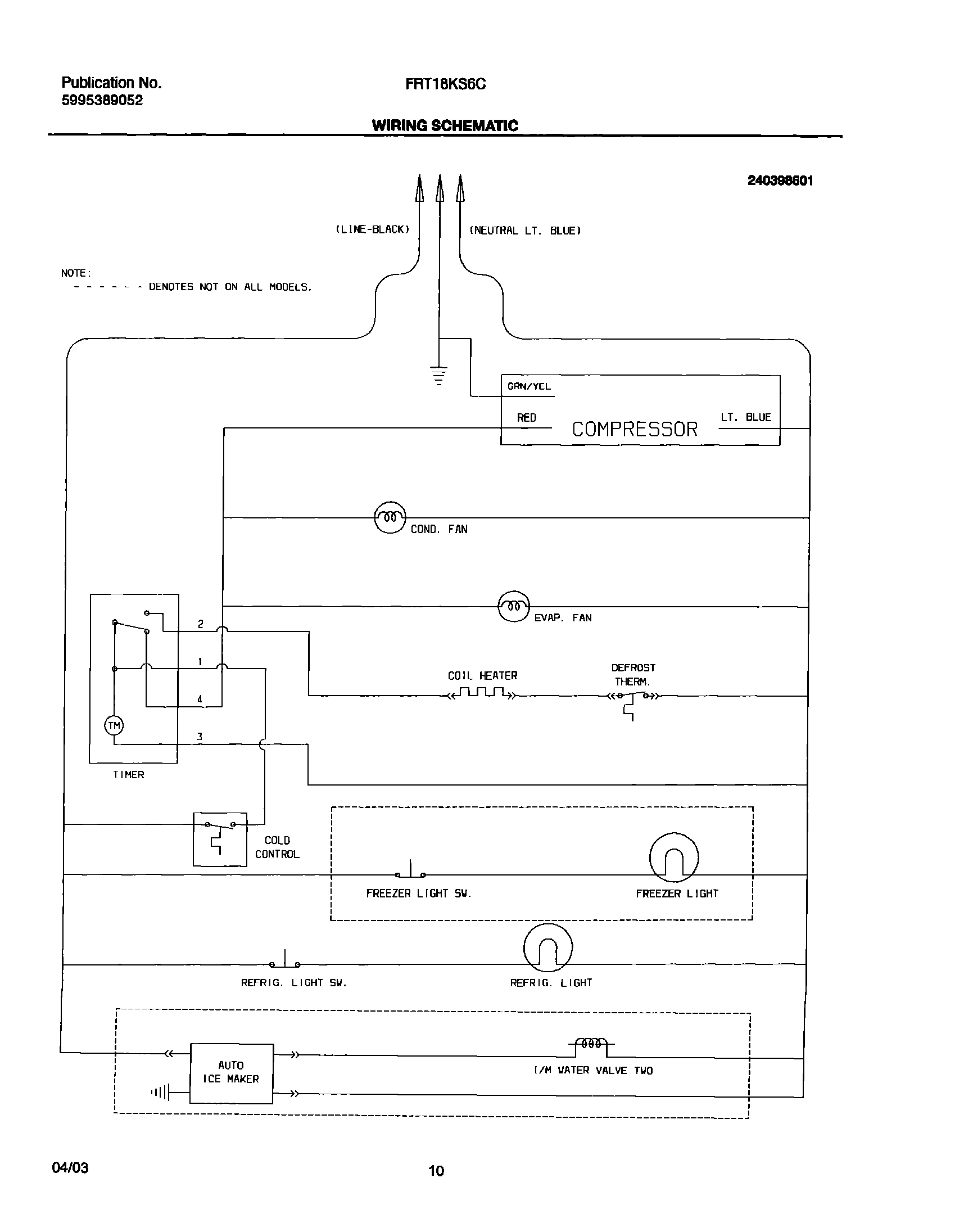 10 - WIRING SCHEMATIC