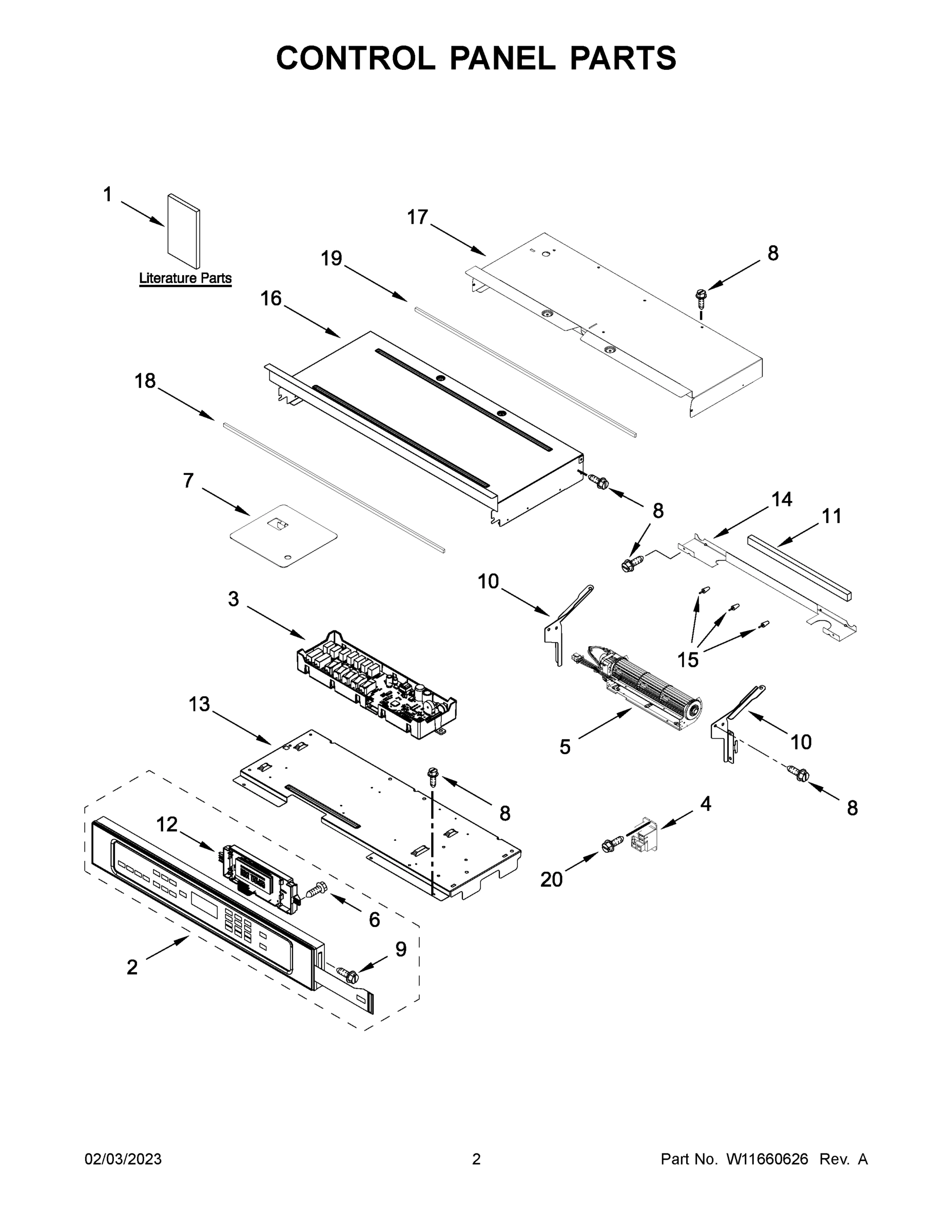 02 - CONTROL PANEL PARTS