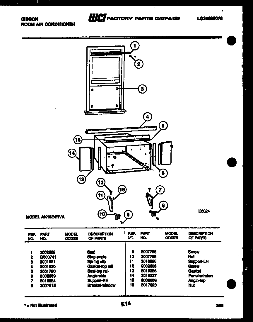 06 - CABINET AND INSTALLATION PARTS