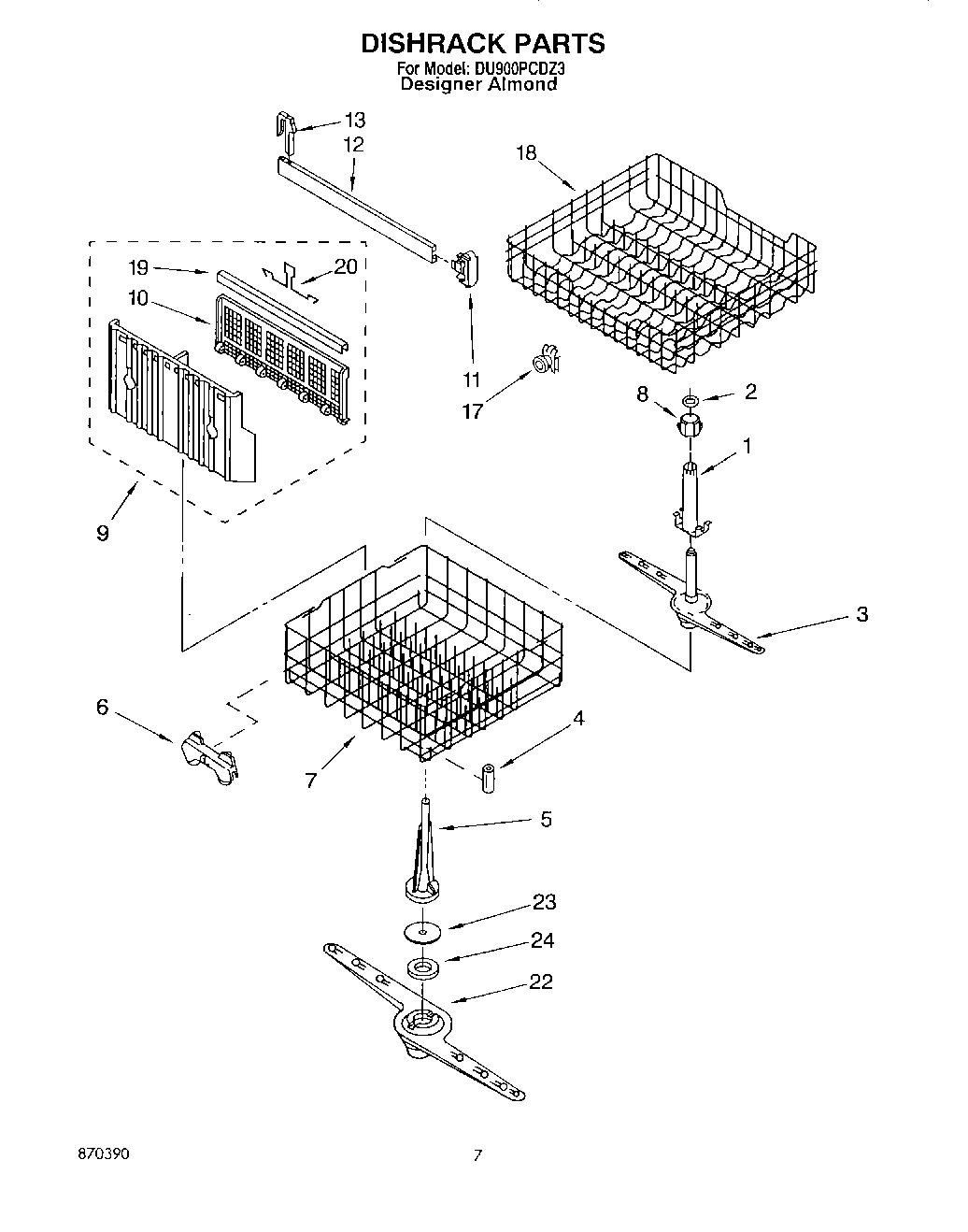 05 - DISHRACK, LIT/OPTIONAL