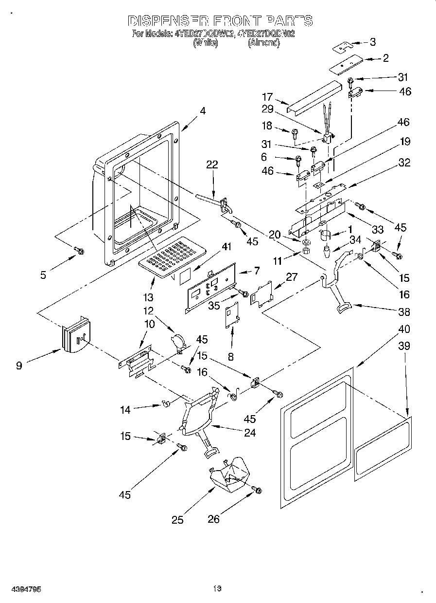 08 - DISPENSER FRONT