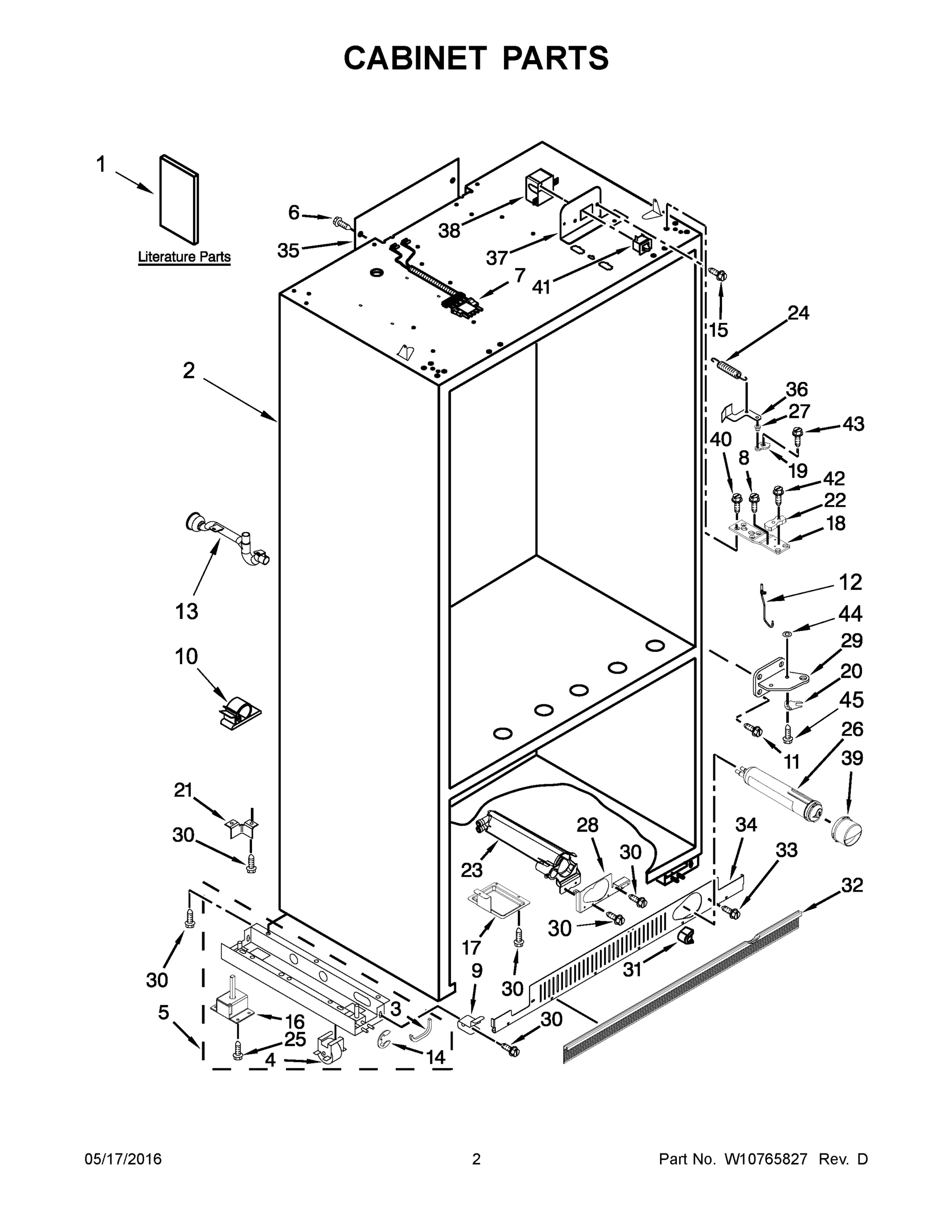 02 - CABINET PARTS