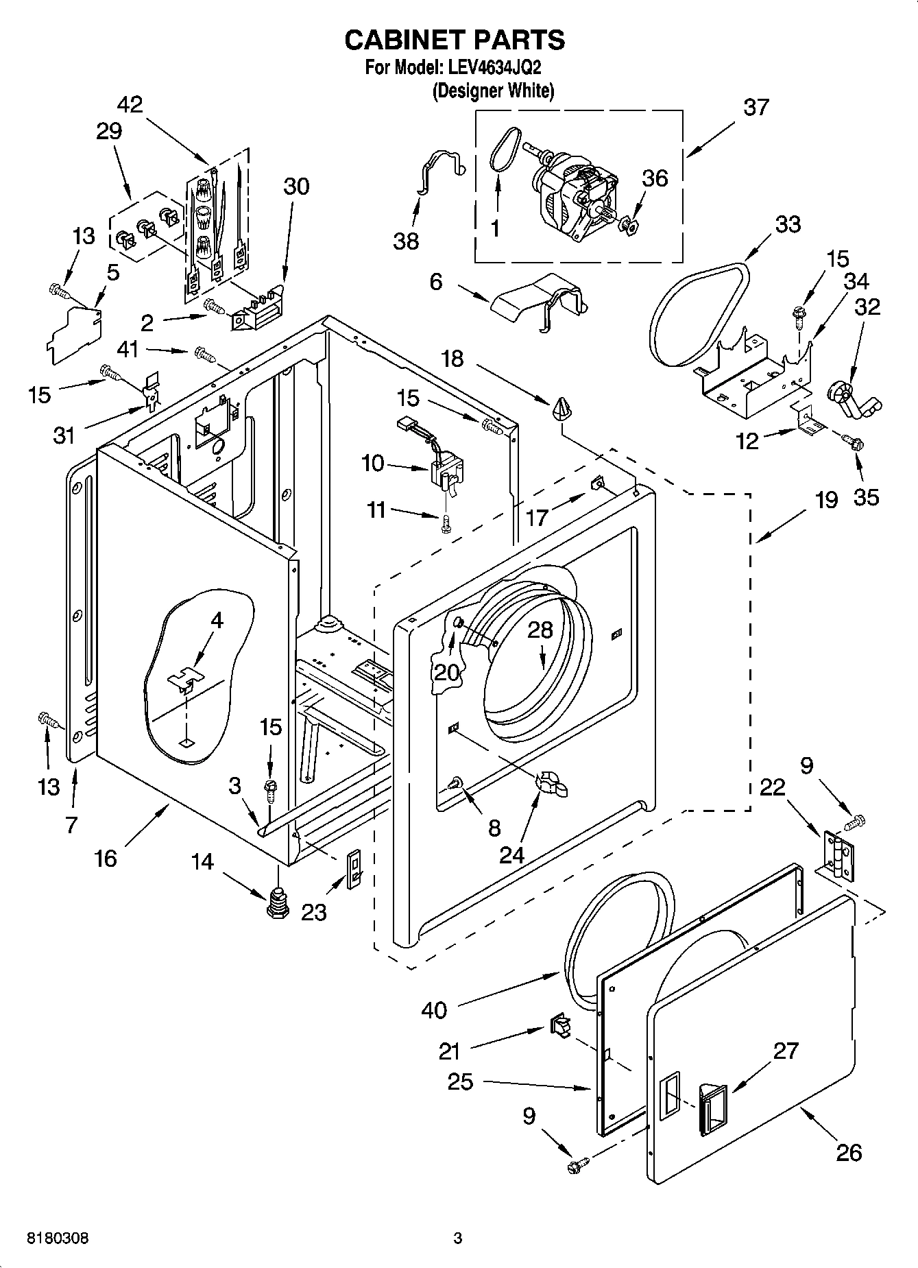 02 - CABINET PARTS