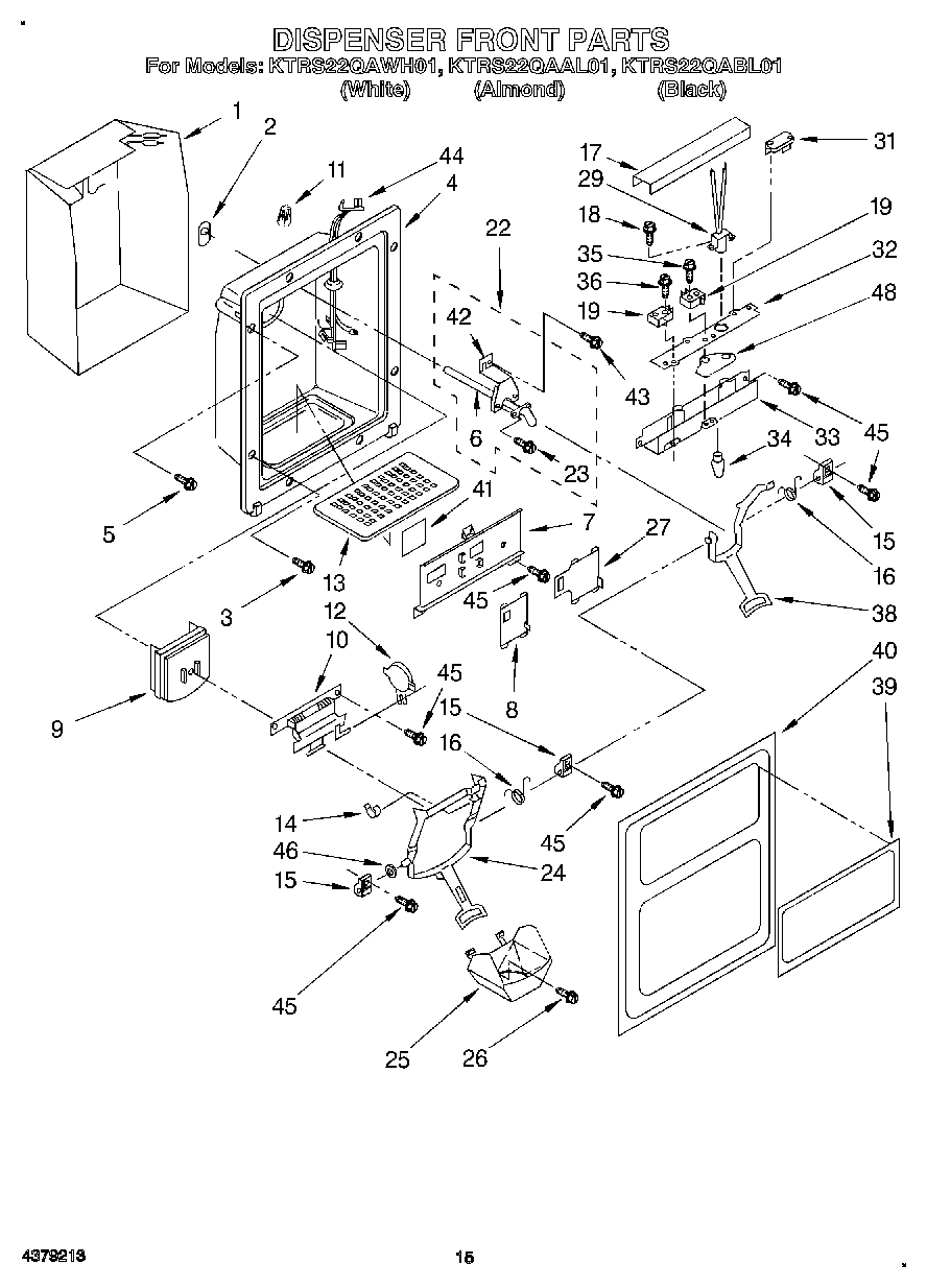 09 - DISPENSER FRONT