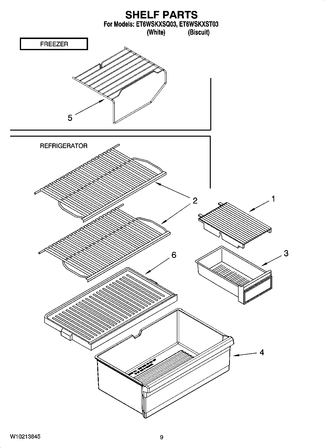 05 - SHELF PARTS, OPTIONAL PARTS