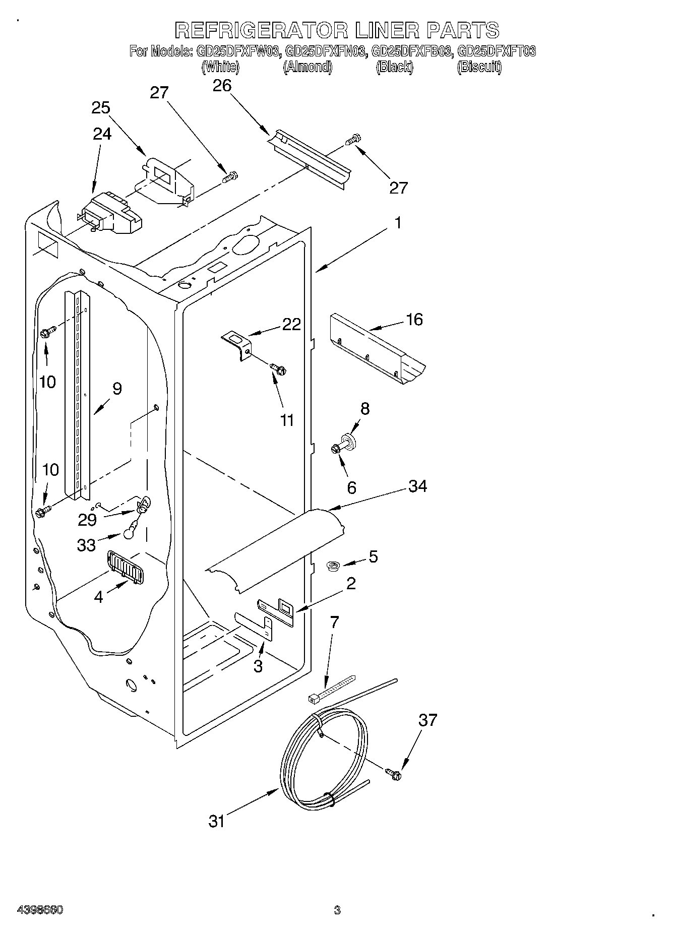02 - REFRIGERATOR LINER