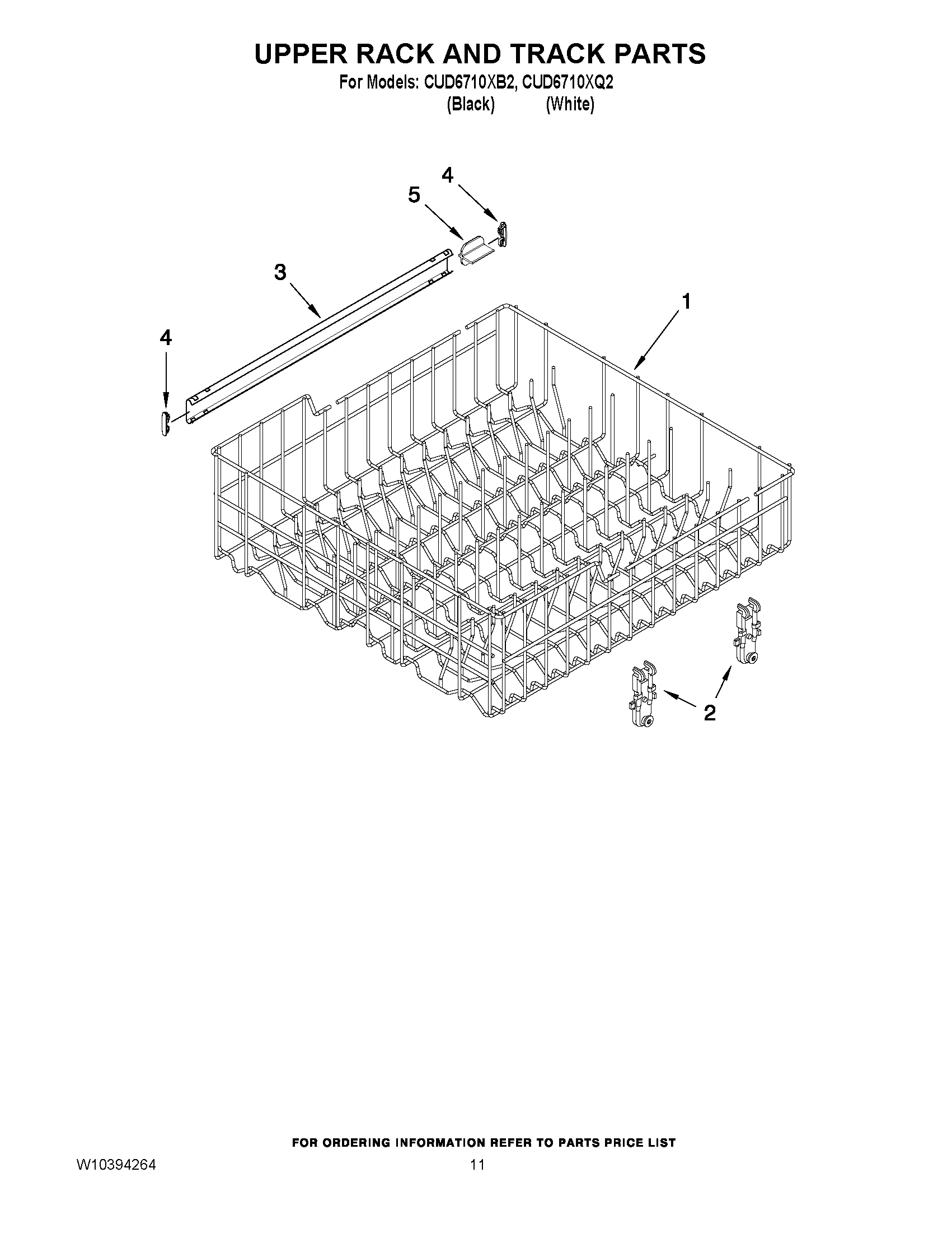 09 - UPPER RACK AND TRACK PARTS