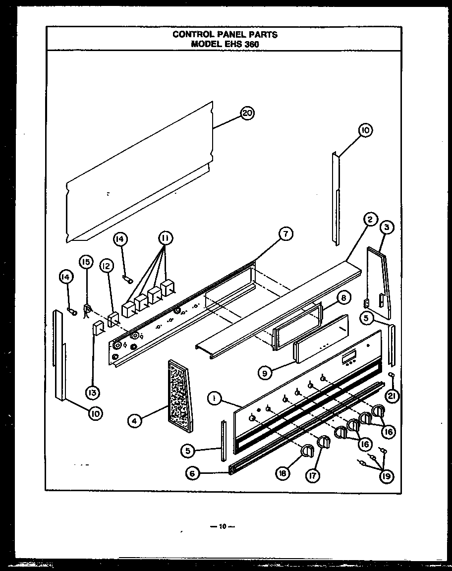 02 - CONTROL PANEL PARTS