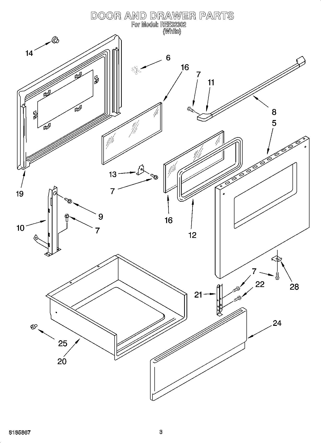 03 - DOOR AND DRAWER PARTS