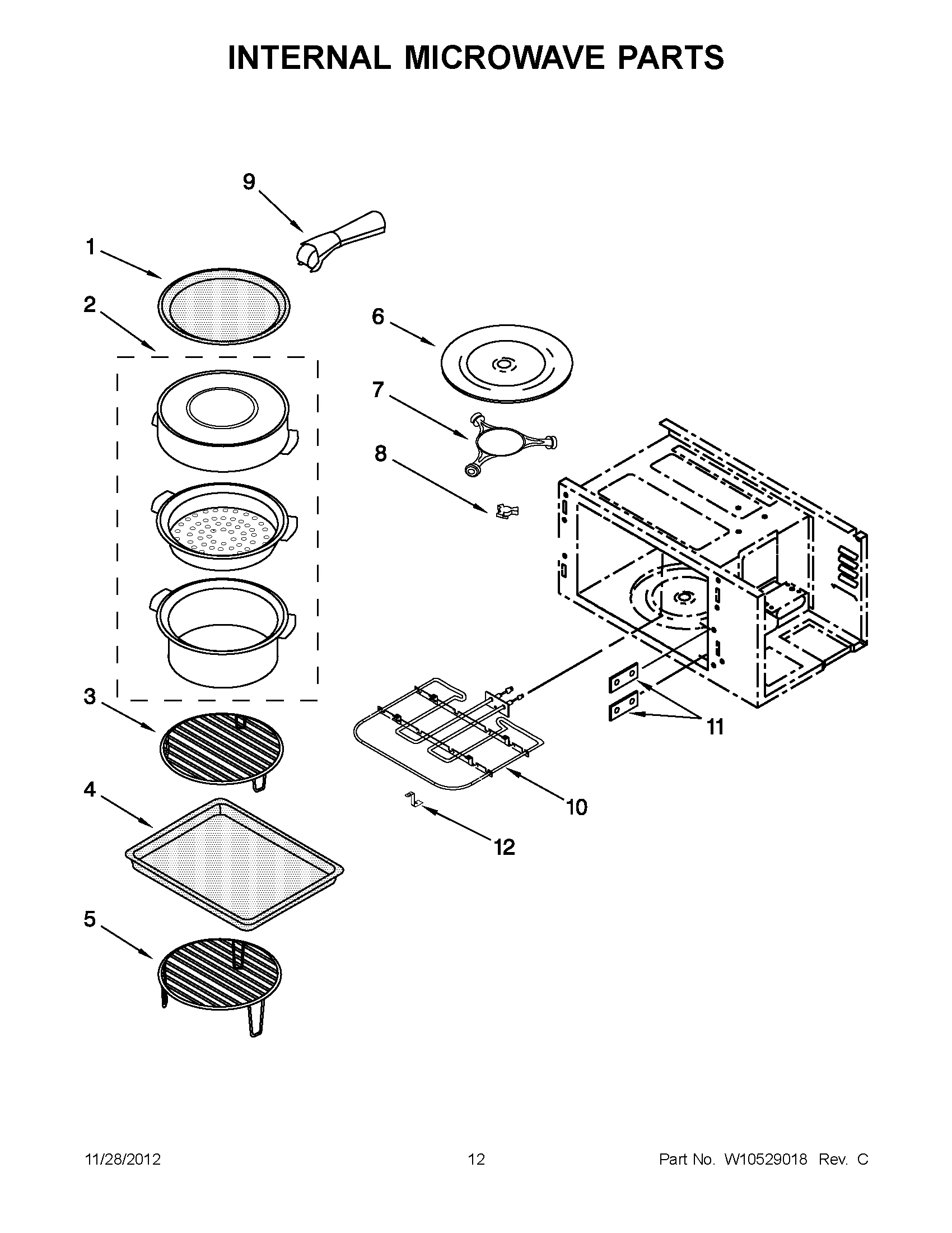 06 - INTERNAL MICROWAVE PARTS