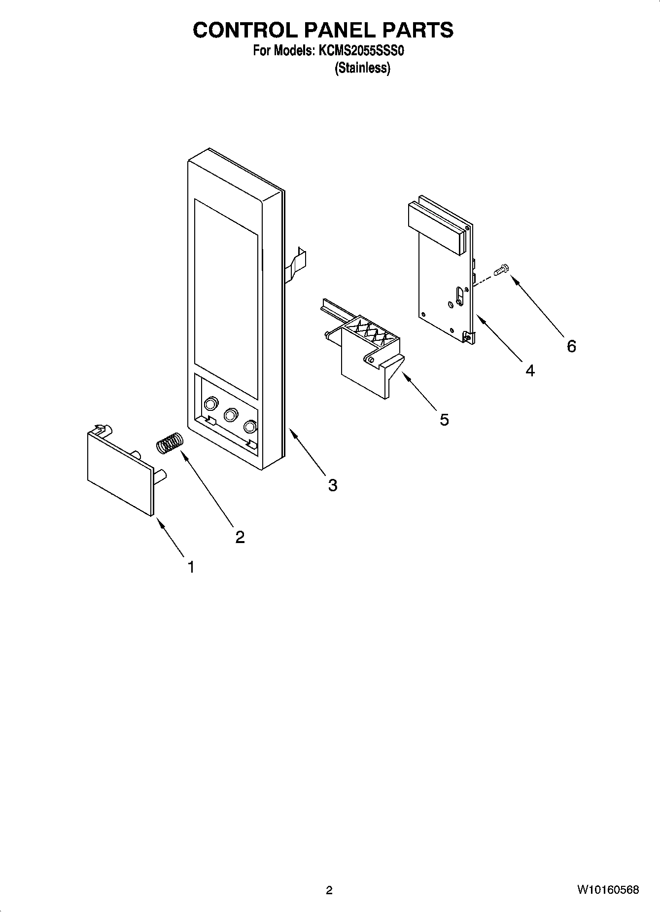 02 - CONTROL PANEL PARTS