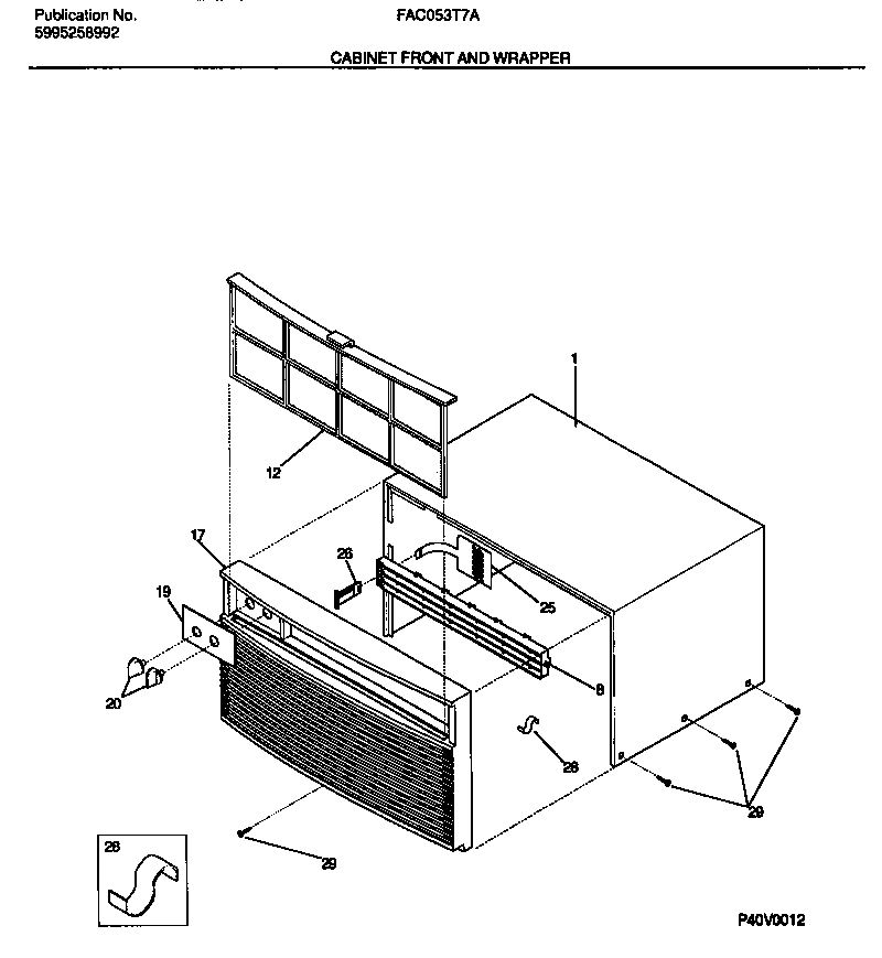 02 - CABINET FRONT AND WRAPPER