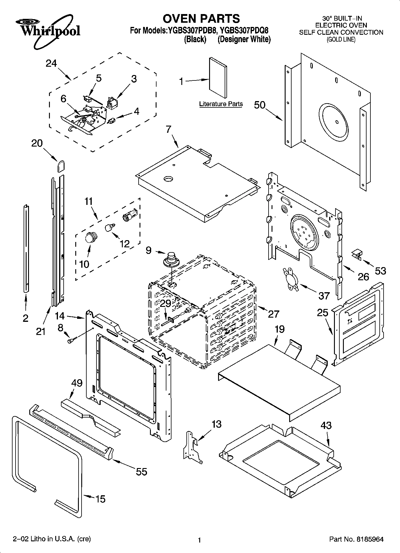 01 - OVEN PARTS