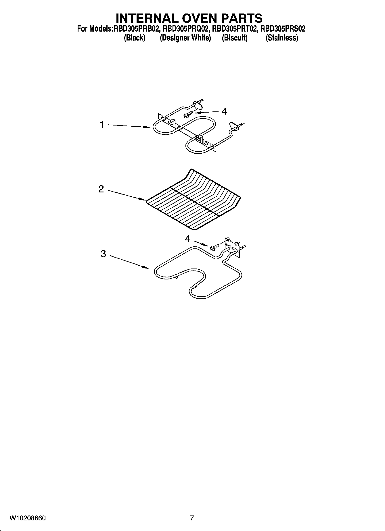 05 - INTERNAL OVEN PARTS