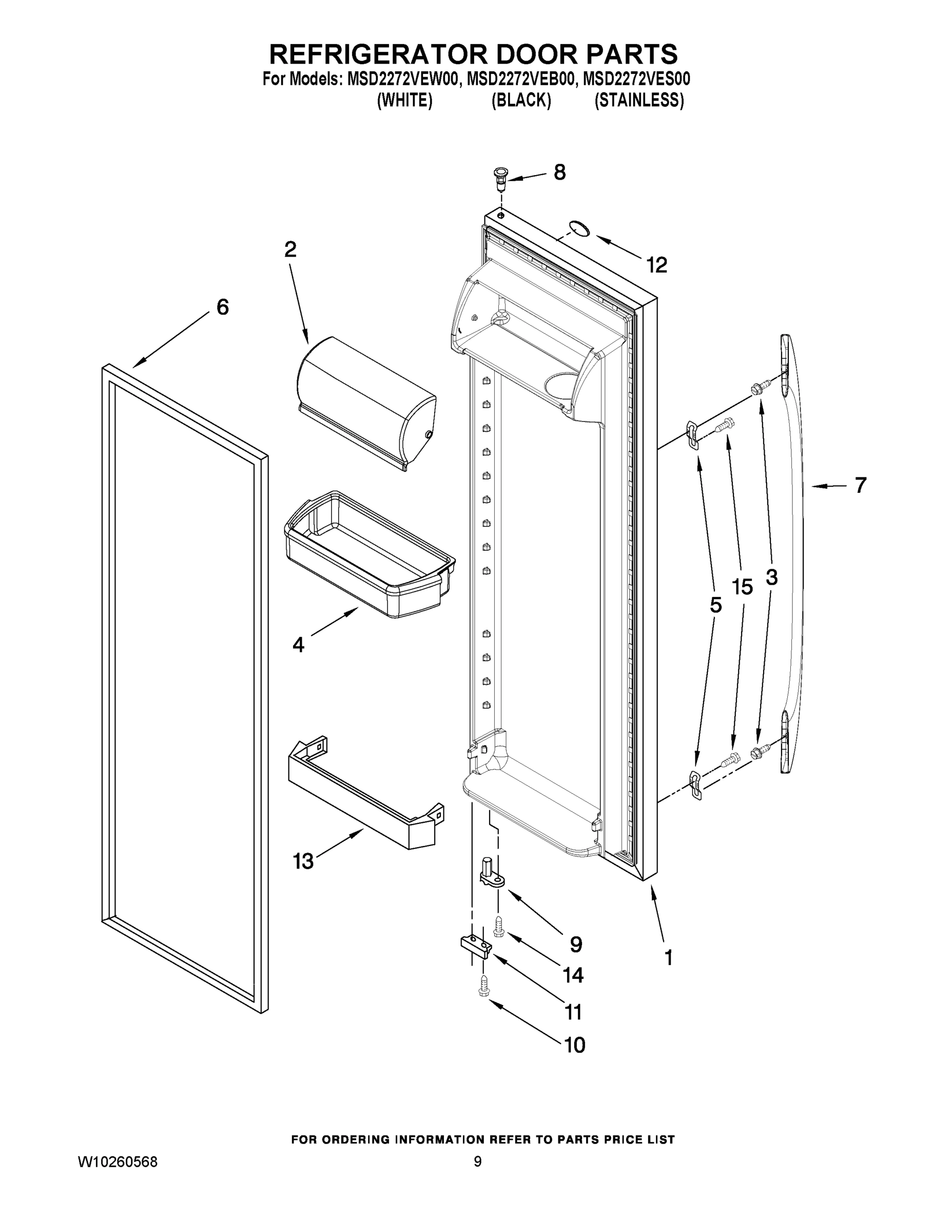 06 - REFRIGERATOR DOOR PARTS