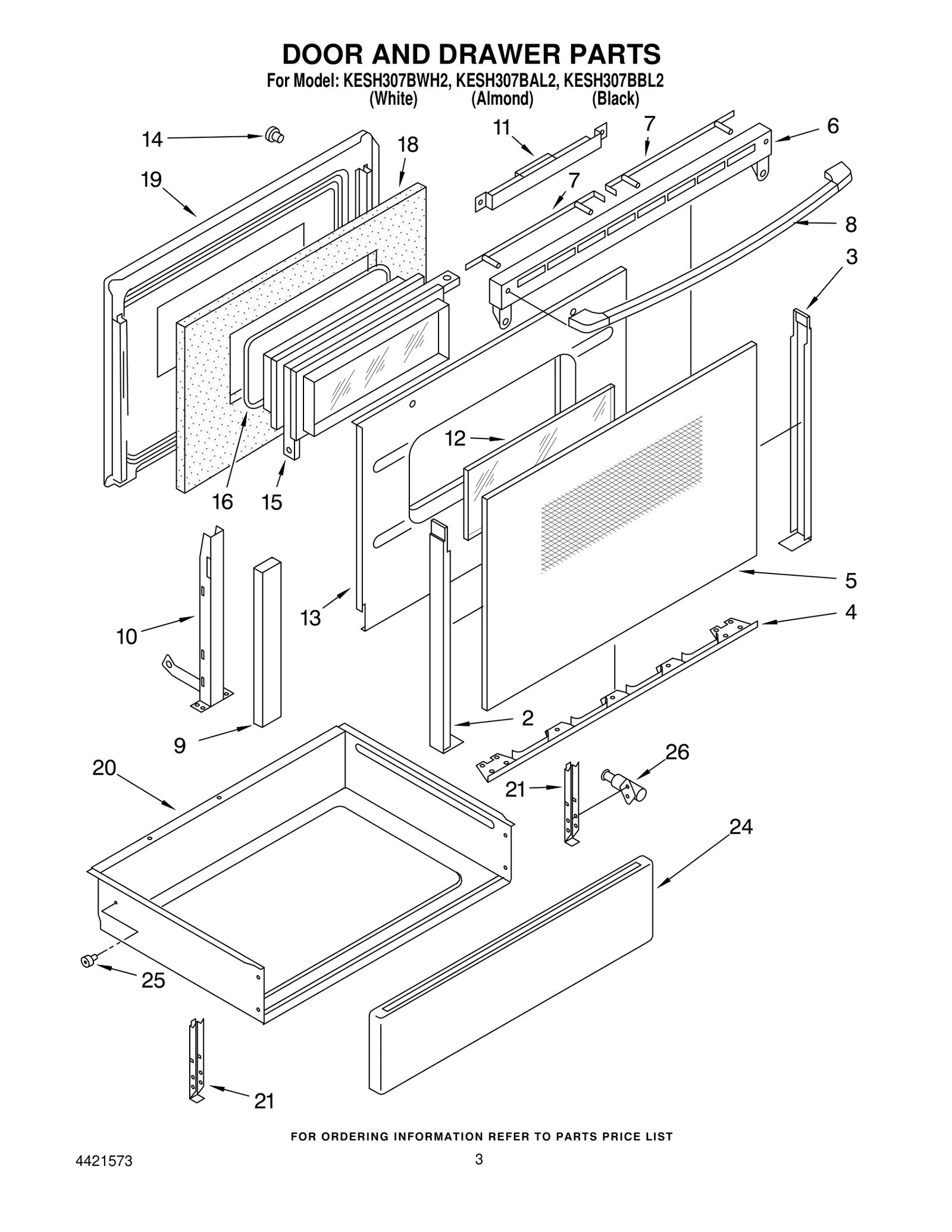 DOOR AND DRAWER PARTS
