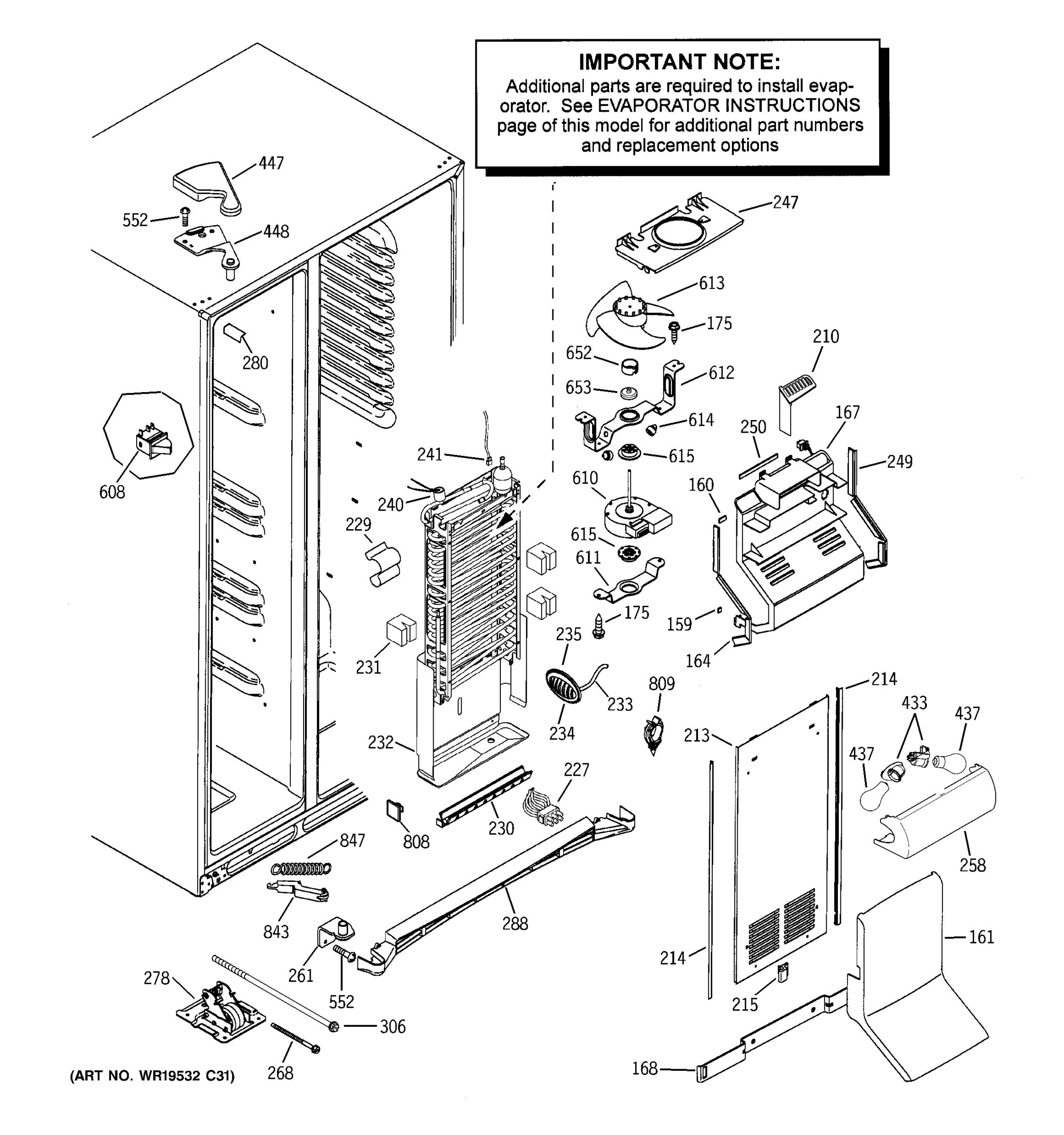 EVAPORATOR INSTRUCTIONS