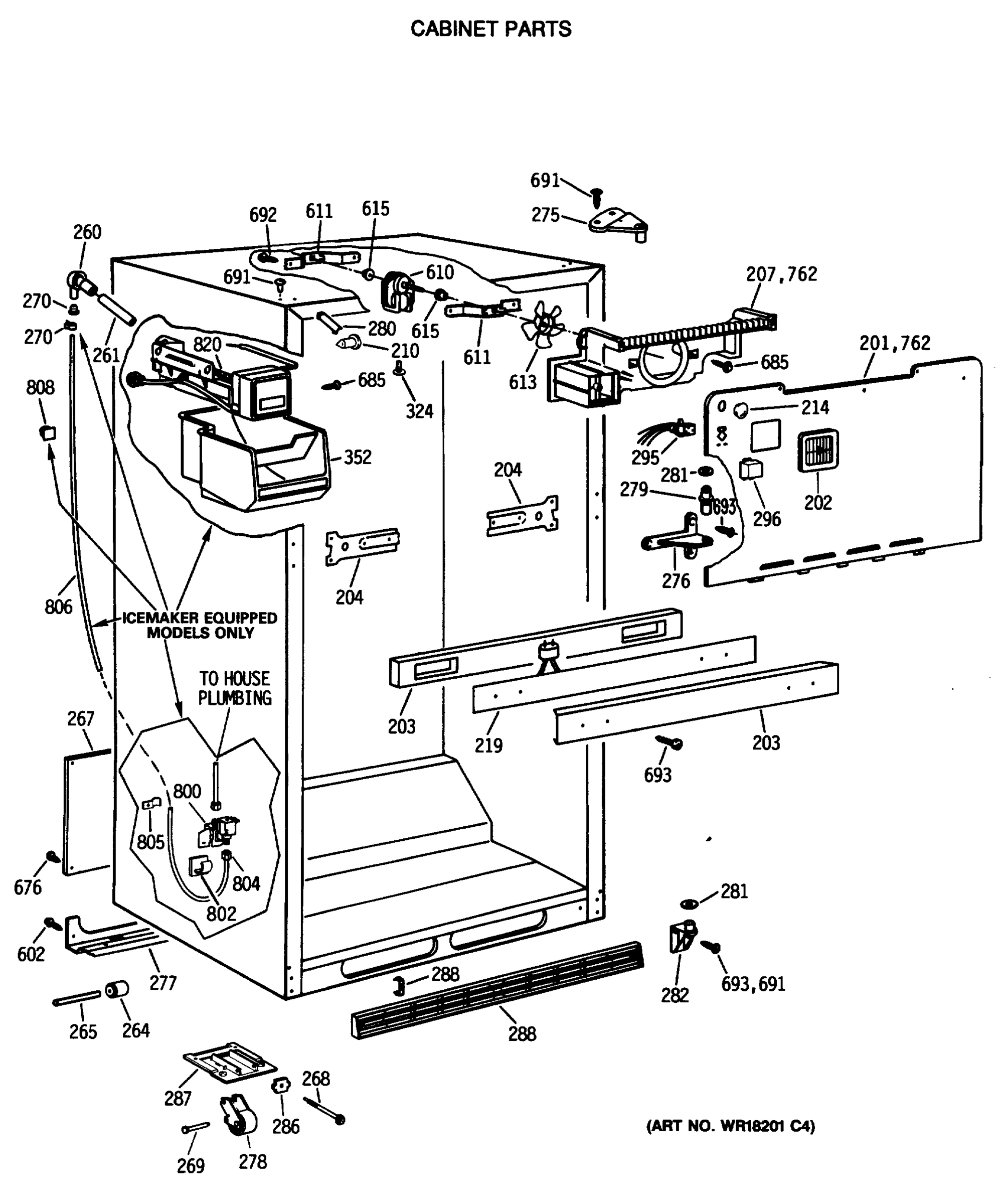 CABINET PARTS