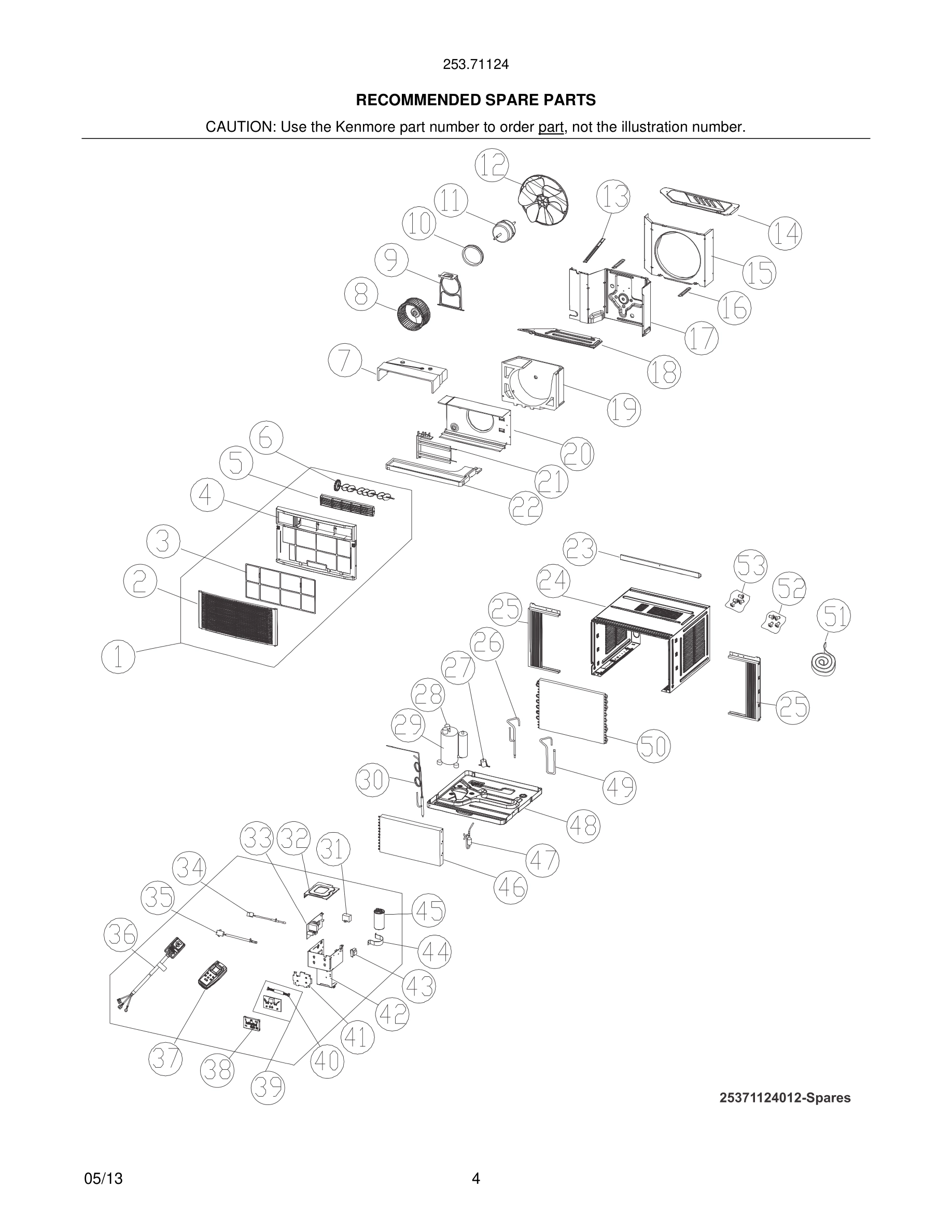 05 - RECOMMENDED SPARE PARTS