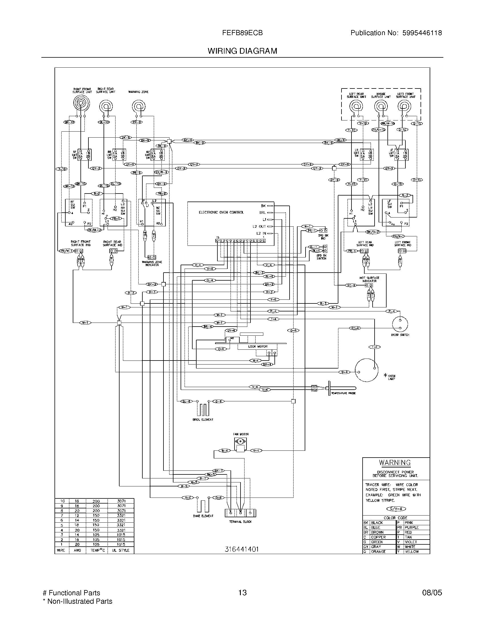 13 - WIRING DIAGRAM