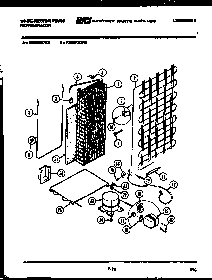 07 - SYSTEM AND AUTOMATIC DEFROST PARTS