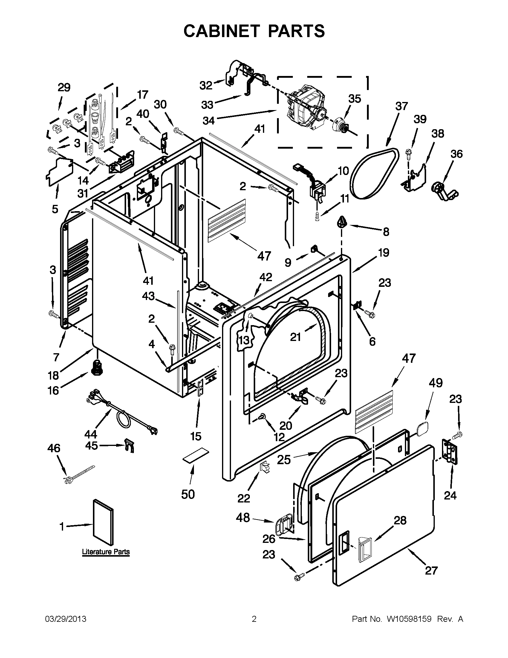 01 - CABINET PARTS