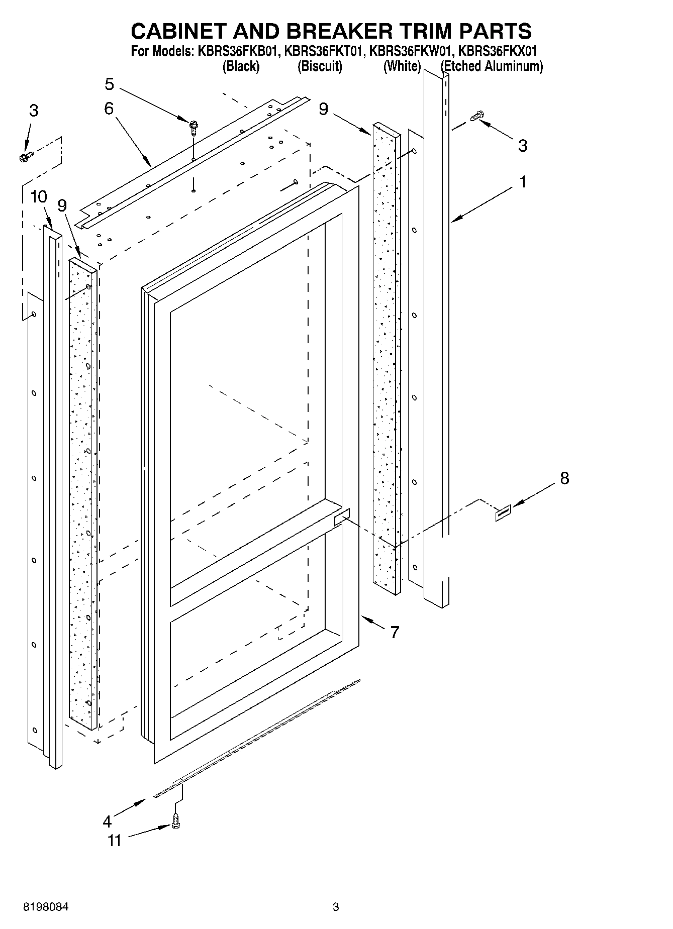 02 - CABINET AND BREAKER TRIM