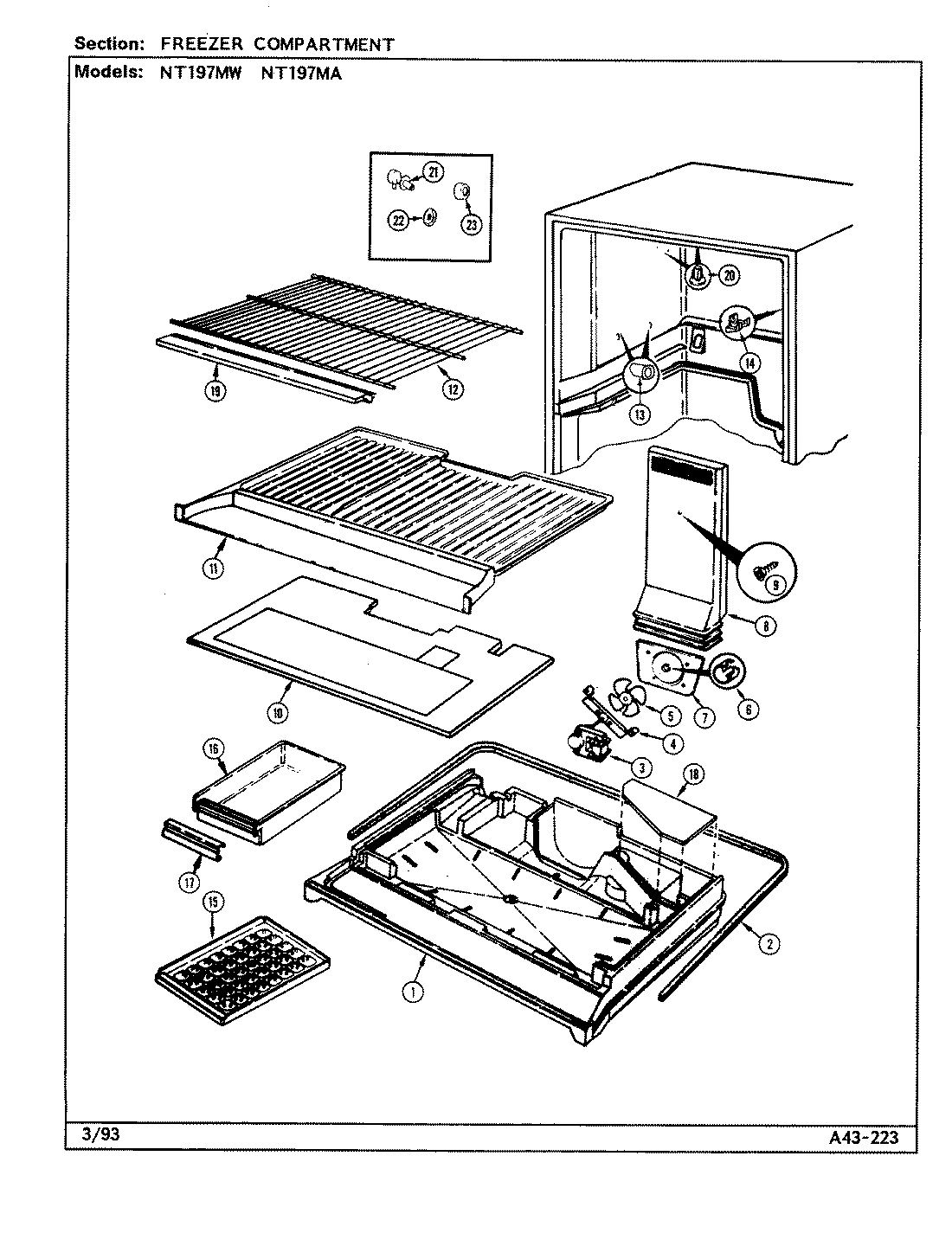 01 - FREEZER COMPARTMENT