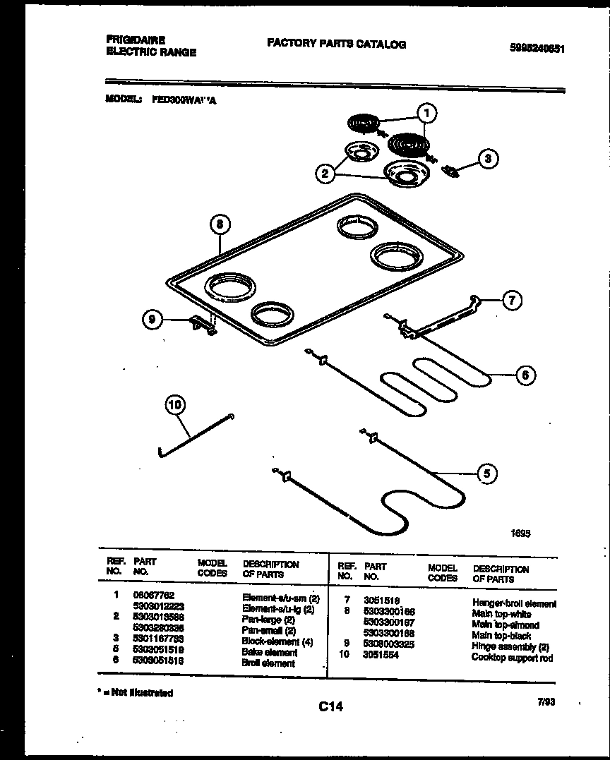 03 - COOKTOP AND BROILER PARTS